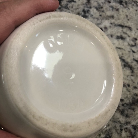 white ceramic 9 oz French soup bowl / casserole dish / condiment sauce holder - Picture 4 of 4